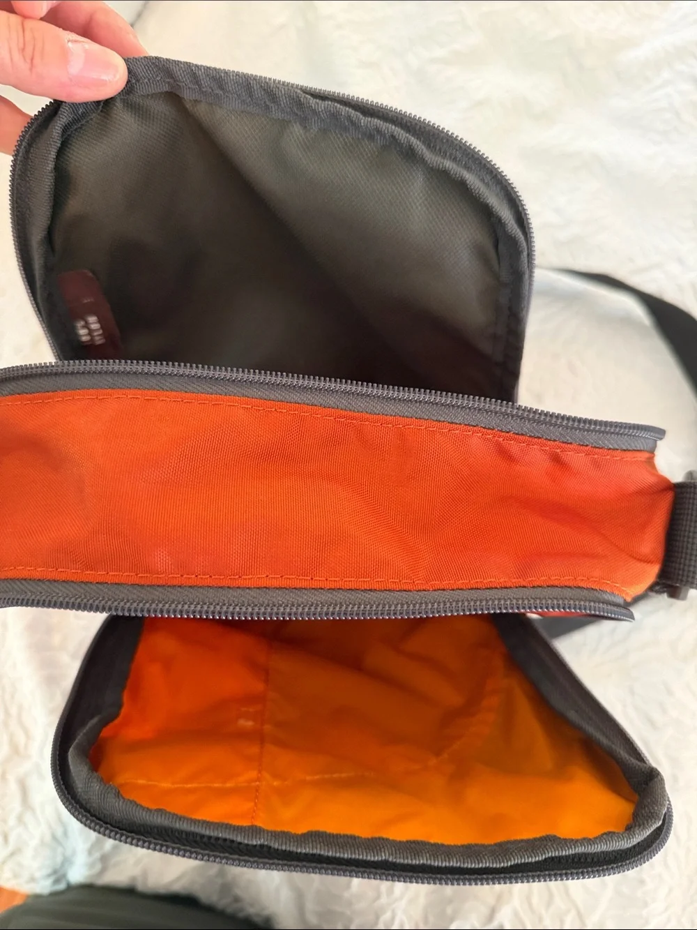 Timberland Olive, Orange & Gray Compact Crossbody Messenger